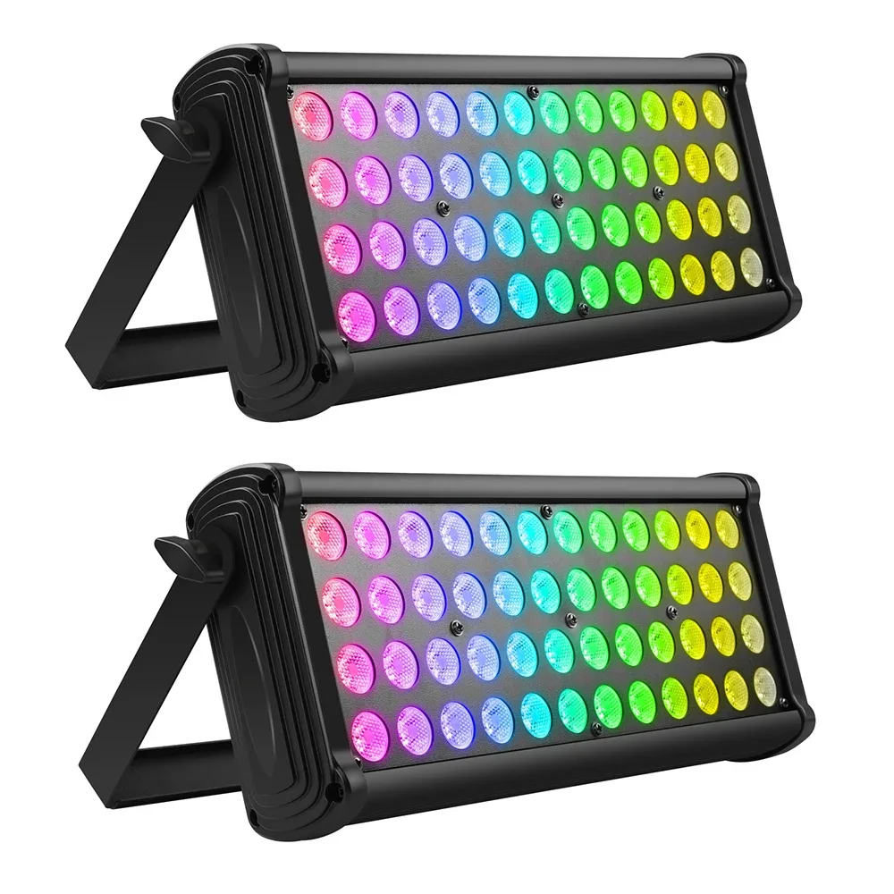 Applique murale LED RVB noire effet arc-en-ciel