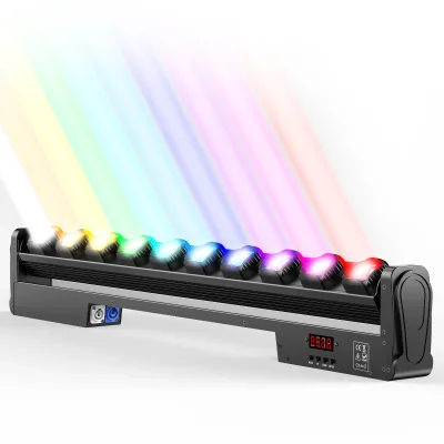 Barre lumineuse LED oscillante RGBW DMX