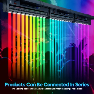 Barre lumineuse LED oscillante RGBW DMX – image 3