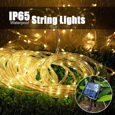 Guirlande lumineuse solaire 300 LED pour extérieur – image 2