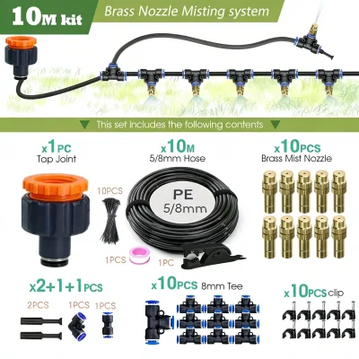 Kit de brumisation extérieur avec buses en laiton – image 3