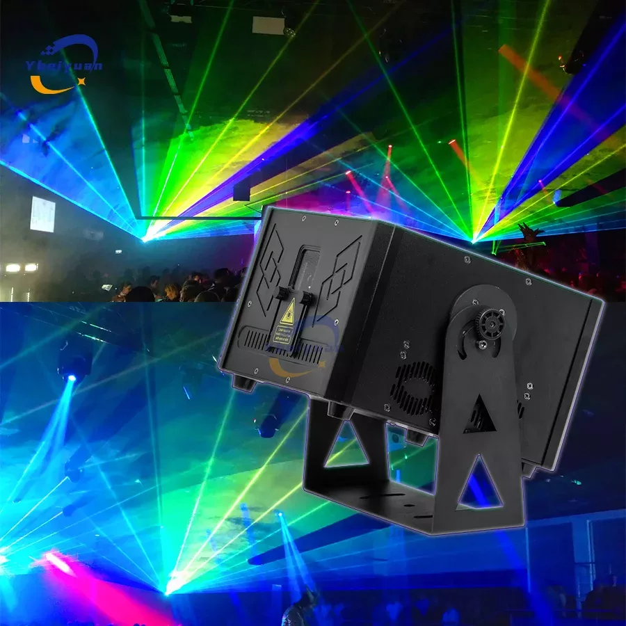 Laser de scène RVB 15 W pilotable par application