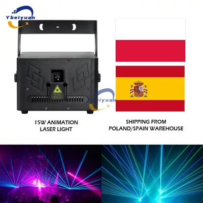 Laser de scène RVB 15 W pilotable par application – image 3