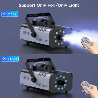 Machine à fumée 1200 W avec 9 LED RVB – image 2