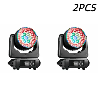 Projecteur LED à tête mobile RGBW, effet halo