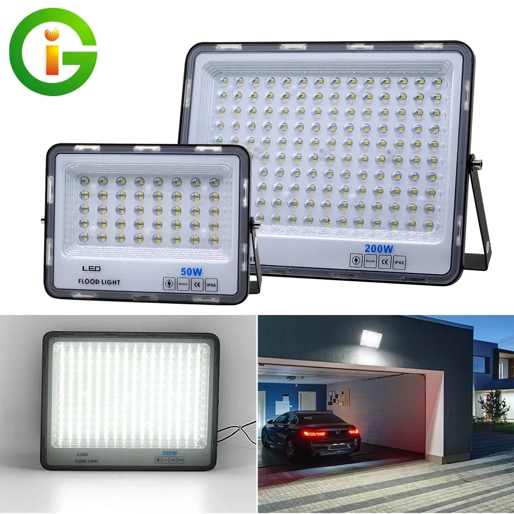 Projecteur LED étanche blanc pour extérieur