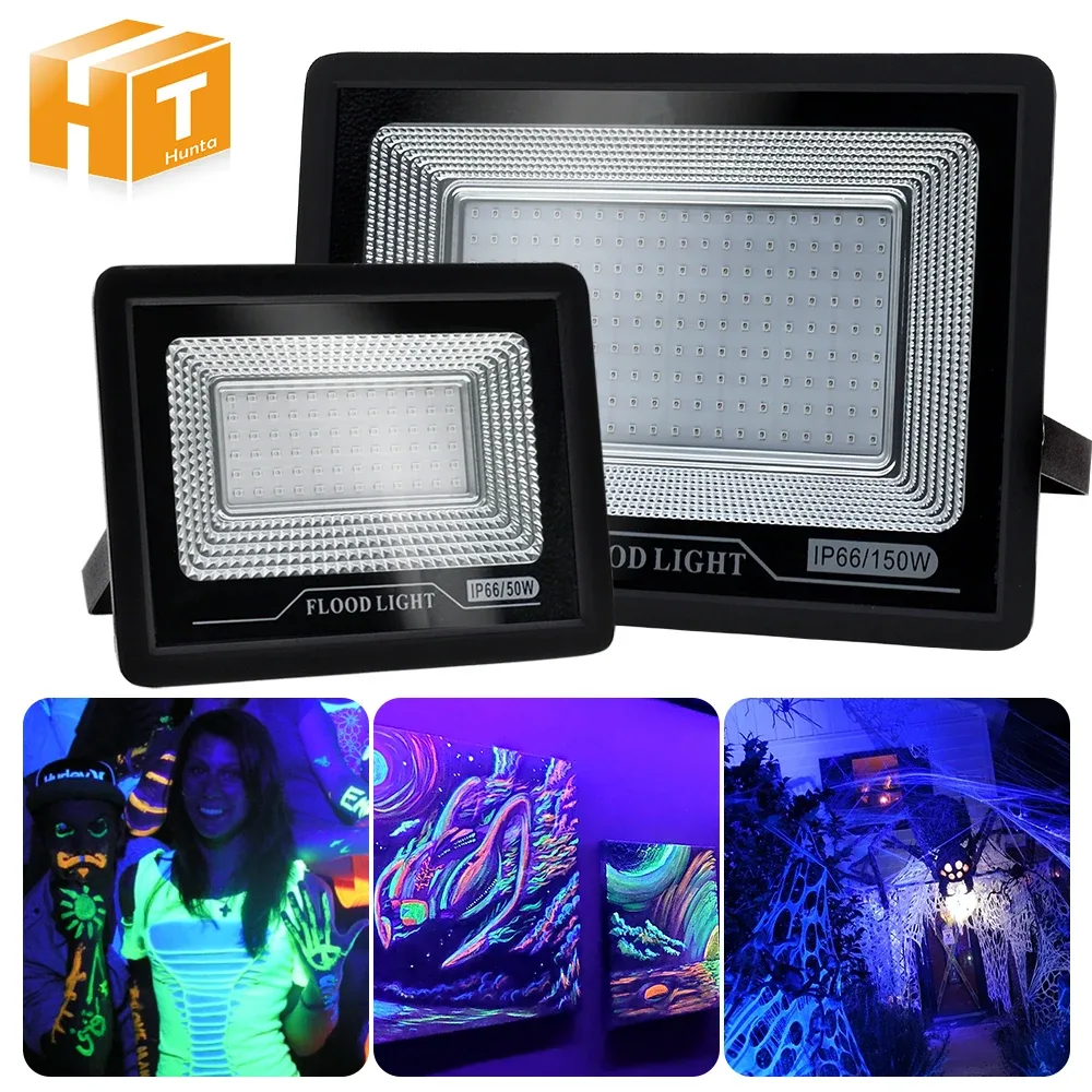 Projecteur LED ultraviolet pour scène et fête