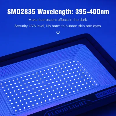 Projecteur LED ultraviolet pour scène et fête – image 3