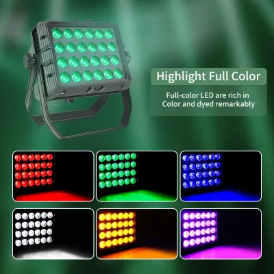 Projecteur Par LED étanche 24 × 18 W RGBWA UV – image 2