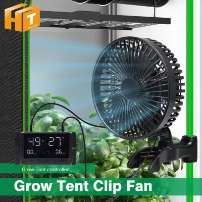 Ventilateur à clip pour serre de culture, 15 cm